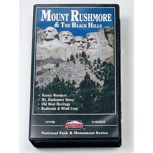 Mount Rushmore & The Black Hills Badlands VHS Holiday Video Library TESTED Works